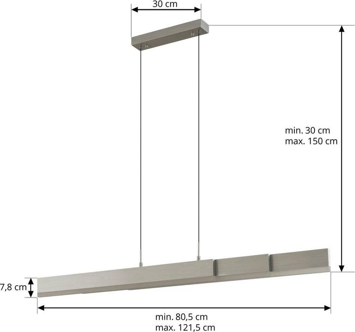 Produktbild Lucande Torven (4500 lm)