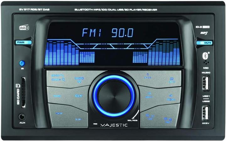 Image du produit Majestic Nouveau SV-517 RDS BT DAB Noir 180 W Bluetooth