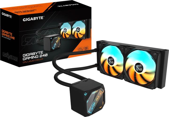 Gigabyte GME 240 Wasserkühlung für AMD und Intel CPU Schwarz