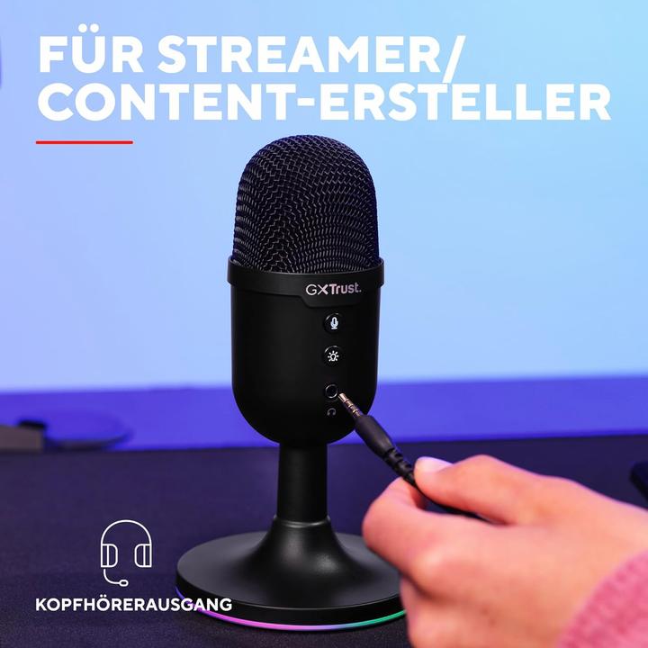 Produktbild Trust USB Streaming Mikrofon GXT 236 Yami für PC & Podcast