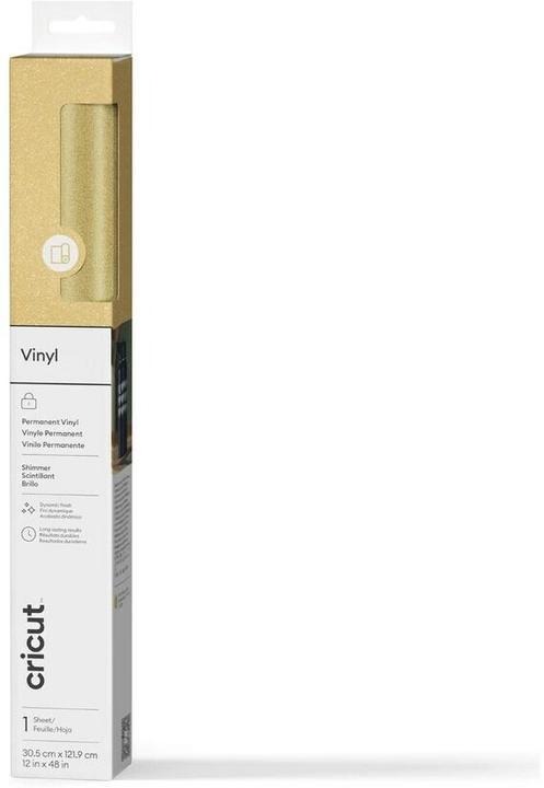 Image du produit Cricut Vinylfolie Permanent Glanz 30.5 x 122 cm, 1 Stück, Gold