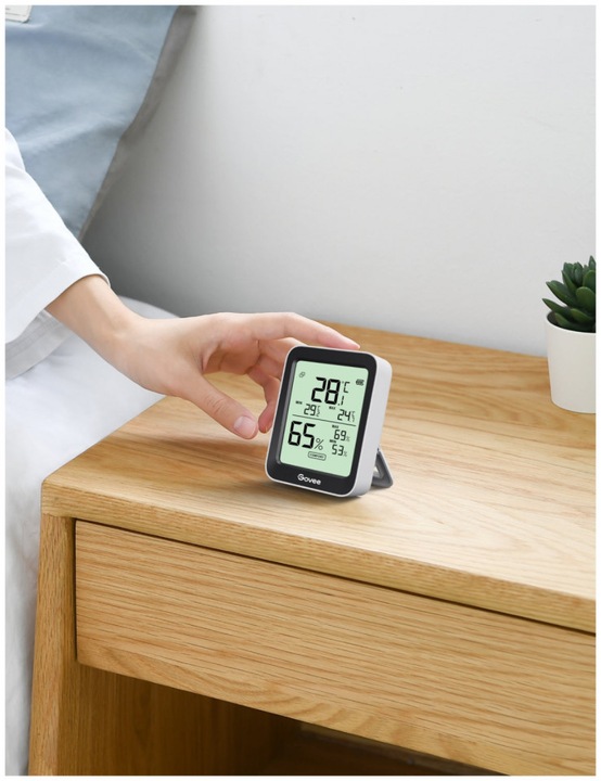 Actual product image Govee Bluetooth Thermometer Hygrometer with Screen