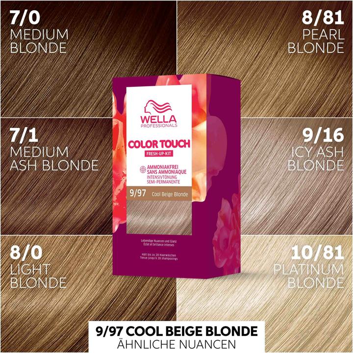Immagine prodotto Wella Color Touch Fresh-Up-Kit (9/97 Biondo beige cool)