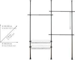 Actual product image Wenko Herkules Duo telescopic system
