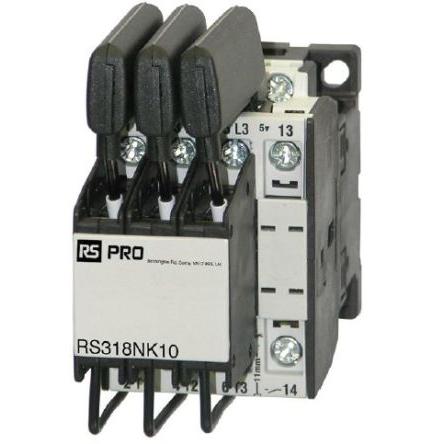 Rs Pro Leistungsschütz 230 V-Spule, 3 400 V / 18 A 12,5 kVA, Relais