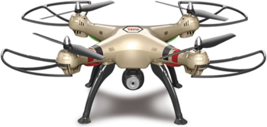 Produktbild Syma X8HW - 4 Rotoren - 1 MP - 70 m - 2000 mAh - Gold