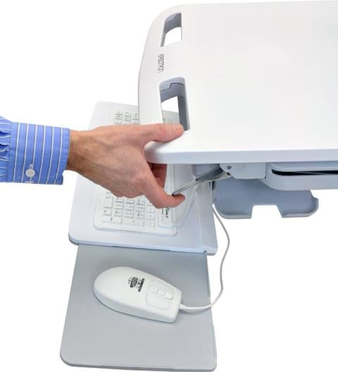 Productafbeelding Ergotron Trolley voor notebook/toetsenbord/muis (open architectuur)
