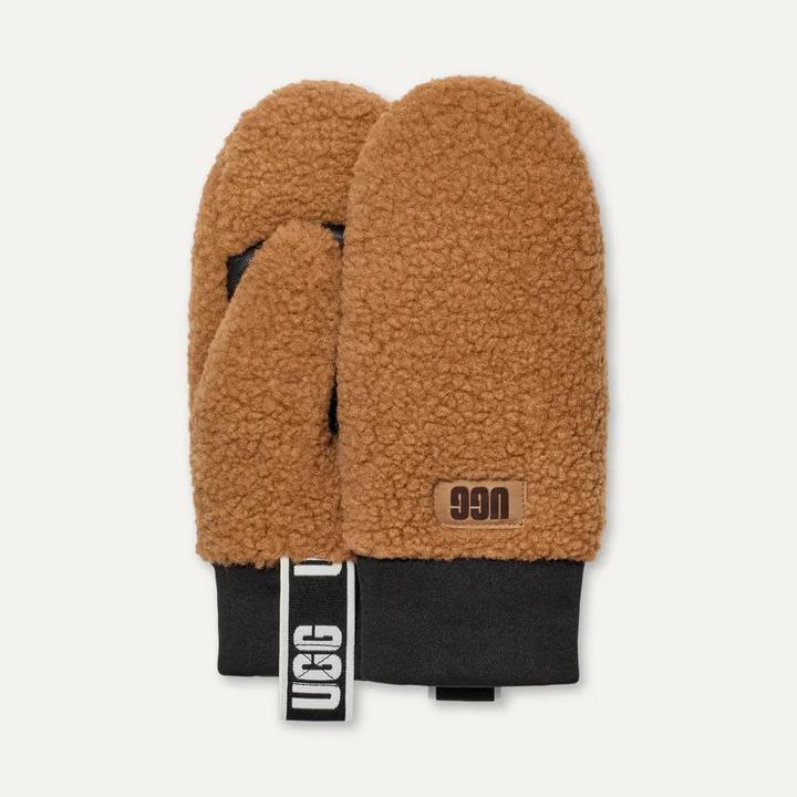 Actual product image Ugg fluff Mitten With Logo Tape (M, S)