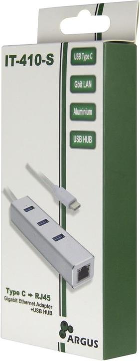 Produktbild Intertech INTER-TECH ARGUS IT-410-S Adapter USB-Typ C (USB-C, 4 Ports)