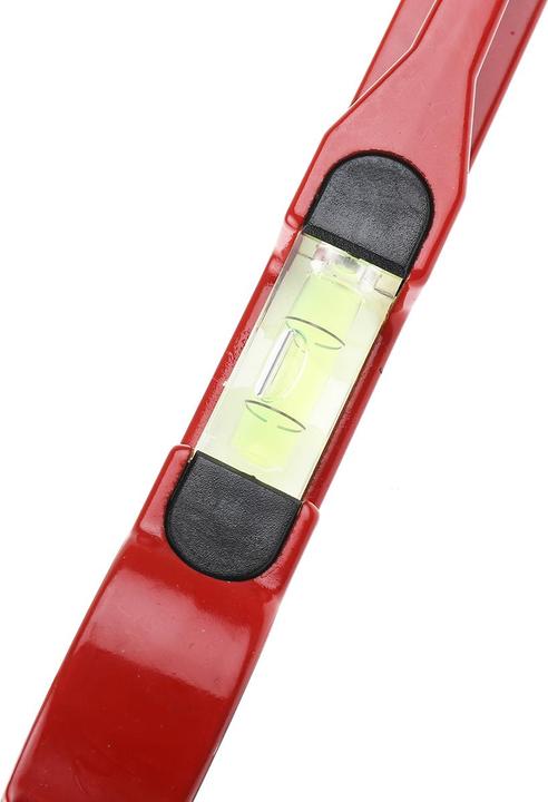 Actual product image RS PRO Spirit level, straight type, 250mm, aluminum frame, 2 bubble/s, ±0.5 mm/m (25 cm)