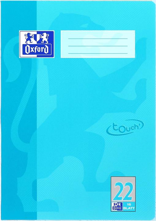 Actual product image Oxford Exercise book "Touch", A4, ruling 22 (A4, Checked, Hardcover)
