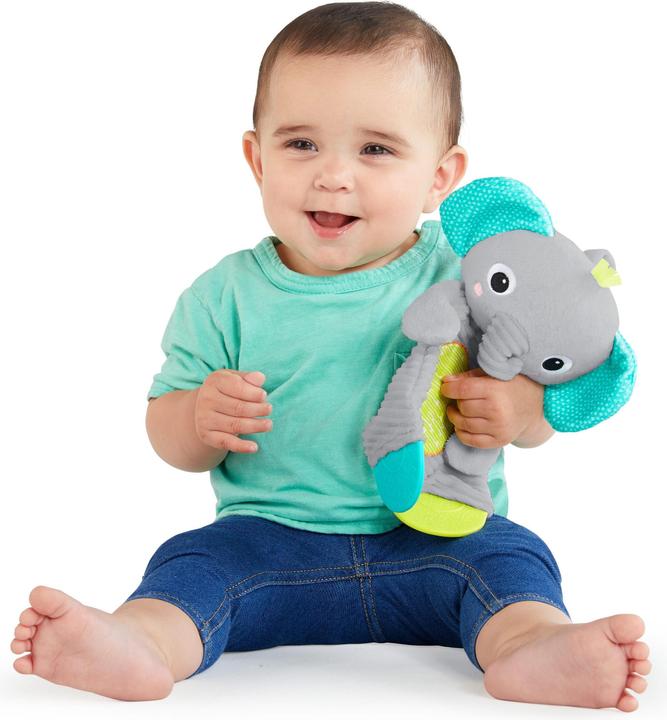 Actual product image Bright Starts Snuggle & teether w. elephant
