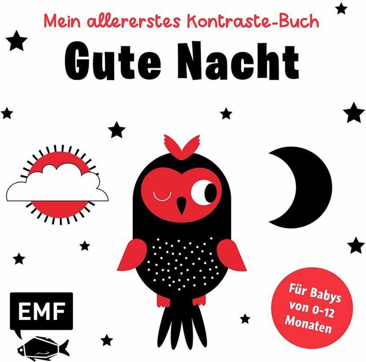 Produktbild Mein allererstes Kontraste-Buch: Gute Nacht - für Babys von 0-12 Monaten (Deutsch)