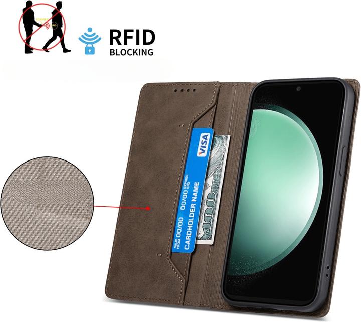 Produktbild Cover-Discount Galaxy S25 FE - Flip Case mit RFID Blocker (Samsung Galaxy S25 FE)