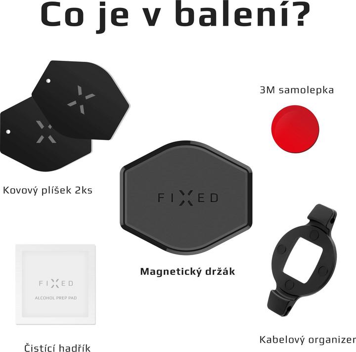 Immagine prodotto Fixed Porta telefono per auto, Icon Flex, nero