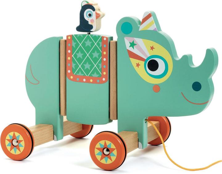 Actual product image Djeco Vilma pull-along animal
