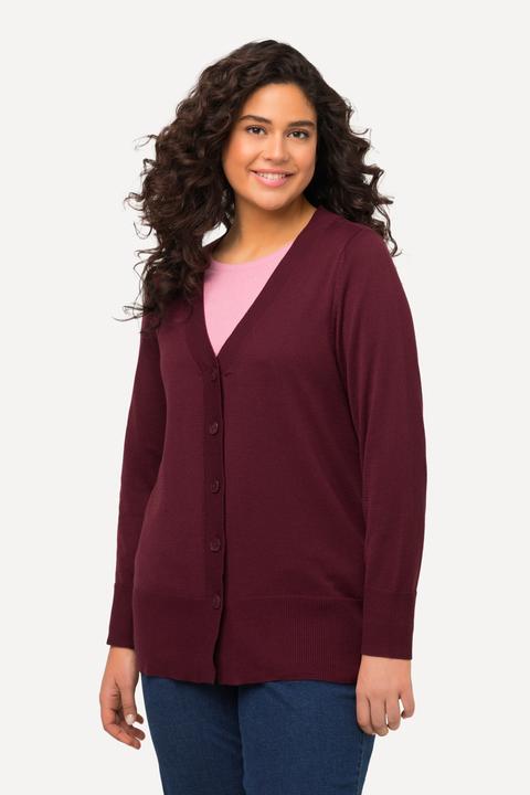 Actual product image Ulla Popken Classic Button Cardigan Sweater (50, 52)