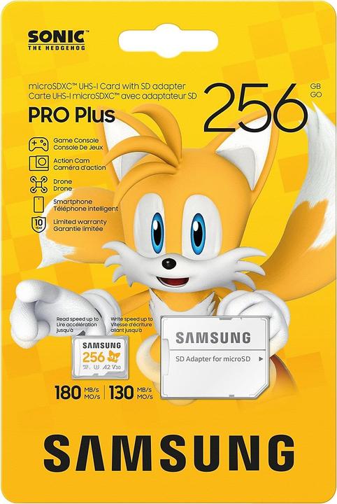 Actual product image Samsung MB-MD256S (256 GB, microSDXC, U3, UHS-I)