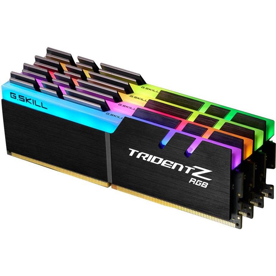 G.Skill Trident Z RGB (4 x 16GB, 3600 MHz, DDR4-RAM, DIMM), RAM, Schwarz