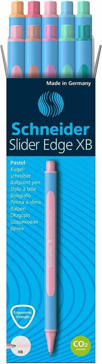 Produktbild Schneider 10 Kugelschreiber Slider Edge XB blau Schreibfarbe farbsortiert (10x)