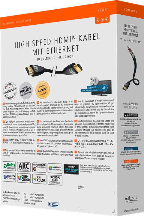 Immagine prodotto Inakustik HDMI (Typ A) — HDMI (Typ A) (10 m, HDMI, 2.0b)