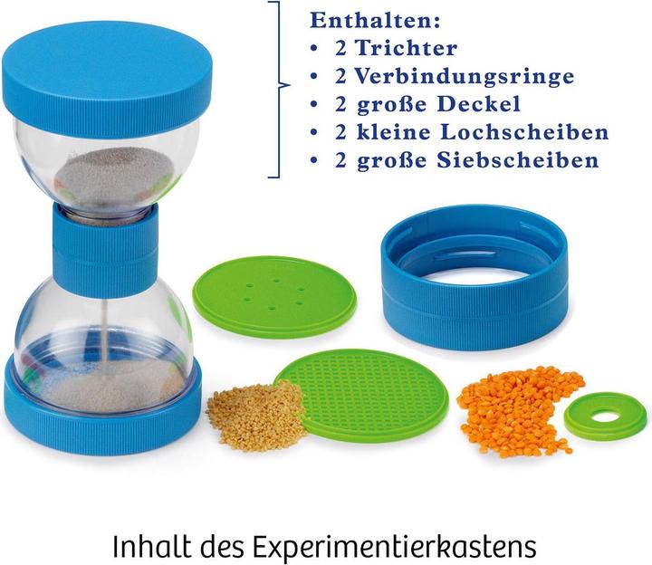 Image du produit Kosmos Boîte à expériences Apprendre, rechercher, découvrir : horloge à tamis