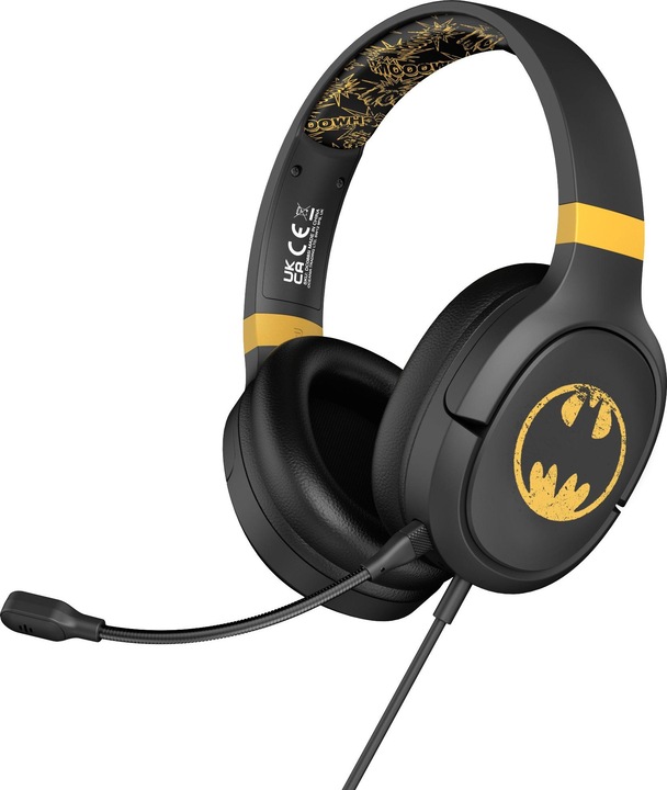 Produktbild OTL Technologies DC Comics DC0885 Kopfhörer & Headset Verkabelt Kopfband Gaming Schwarz, Gelb (Kabelgebunden)