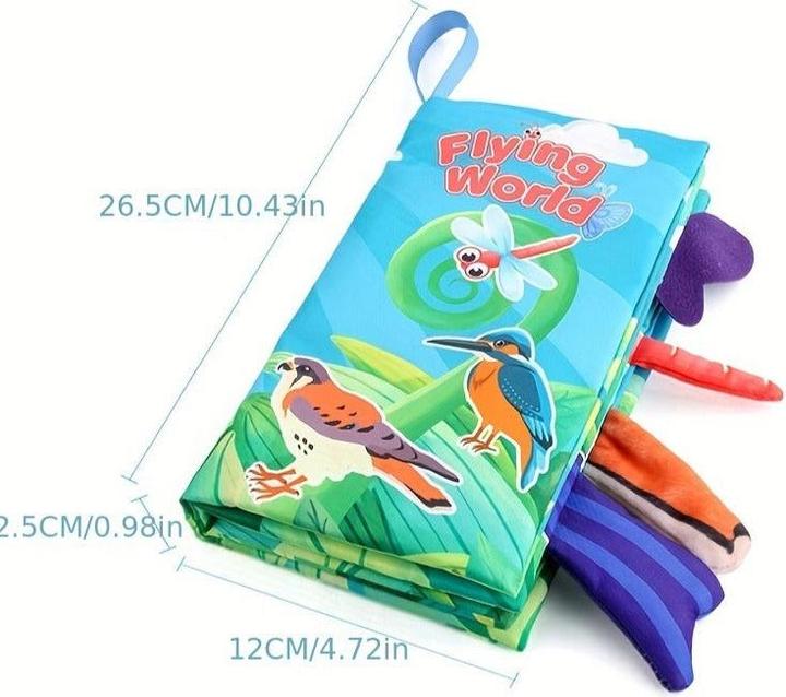 Image du produit Activity Board Livre pour bébé, livre souple pour bébé, livre d'éveil pour bébé, livre imperméable pour bébé (Anglais)