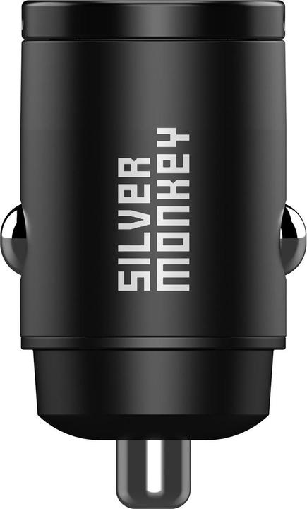 Produktbild Silver Monkey PD-CPCT30-SM 30W 1x USB-C PD Autoladegerät – Schwarz