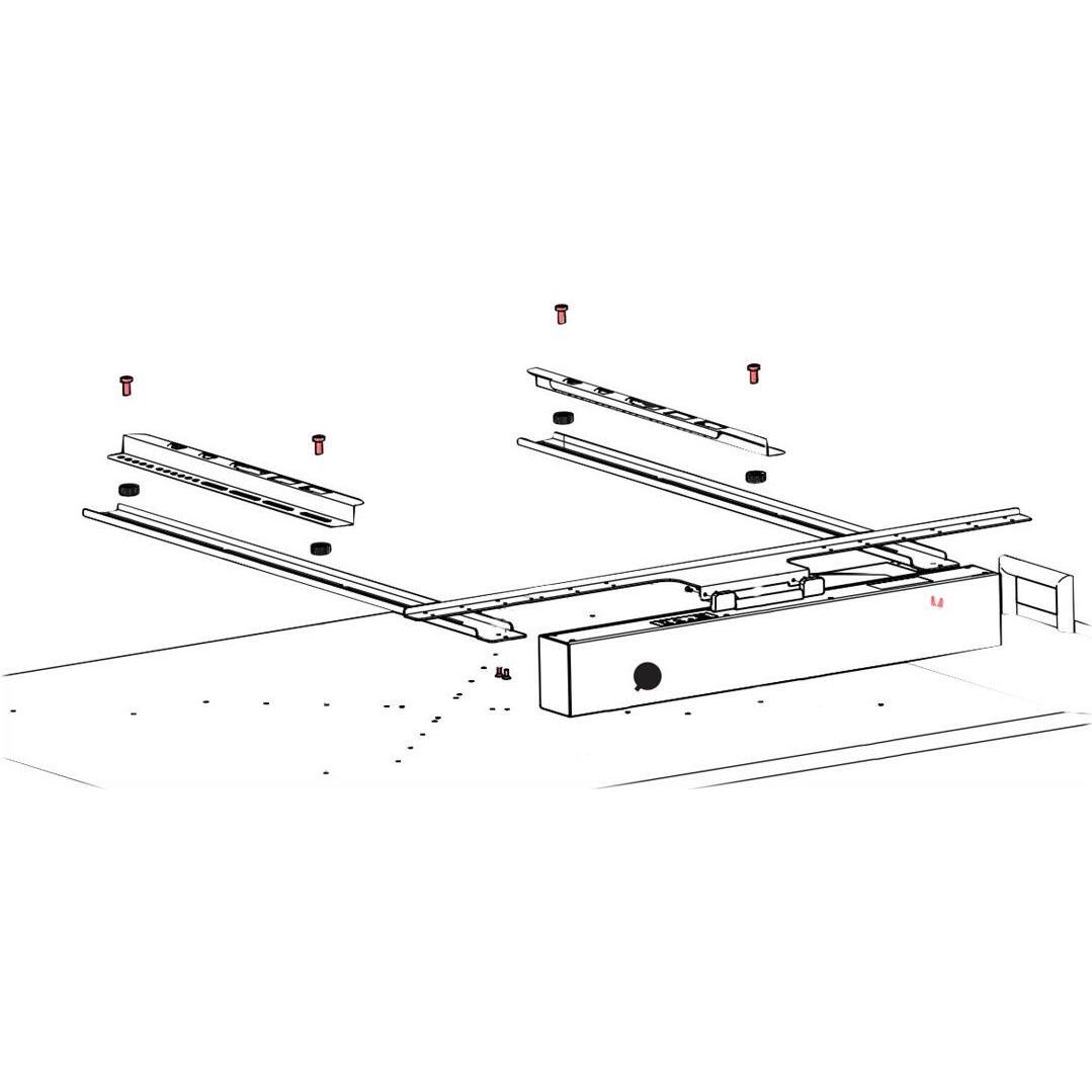 Kindermann Vesa-Halterung für KVB120, Monitor Zubehör