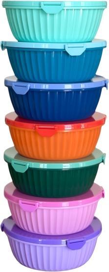 Immagine prodotto Yumbox Poke Bowl Ciotola con divisorio a 3 pezzi, rosa guava