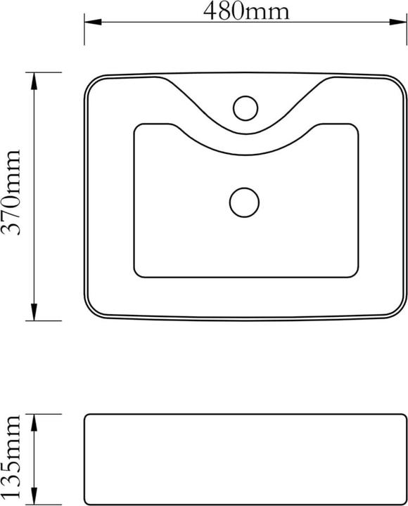 Produktbild VidaXL Emriye (370 mm, 480 mm)