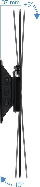 Produktbild Tooq Technology LP1342T-B TV-Halterung 106,7 cm (42"" ) Schwarz