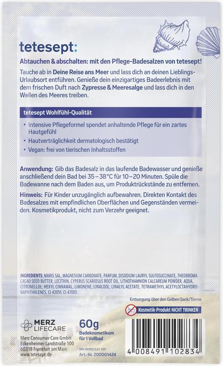 Produktbild Tetesept Deine Reise ans Meer (Badesalz)