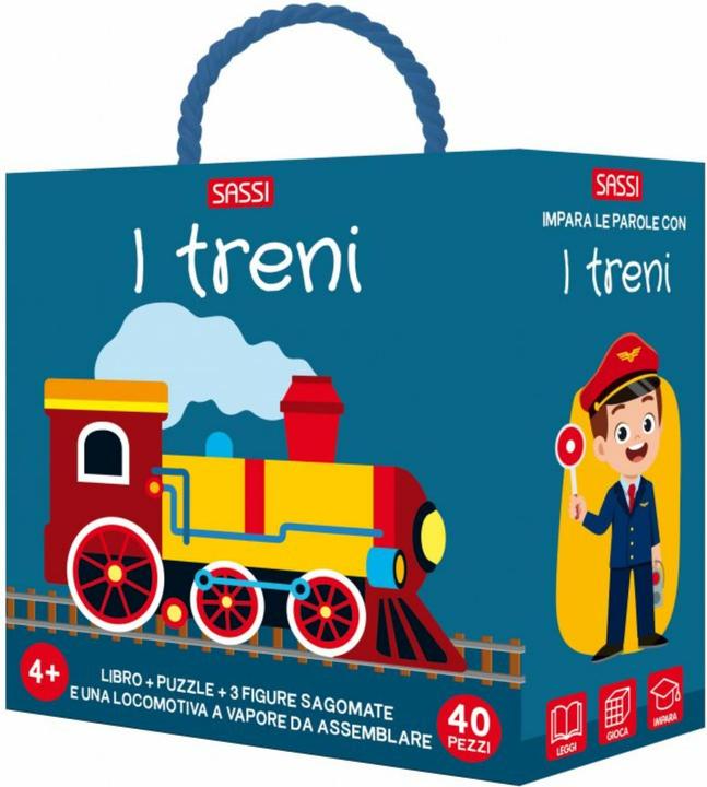 Immagine prodotto Sassi Q-box. I Treni (40 pezzi)