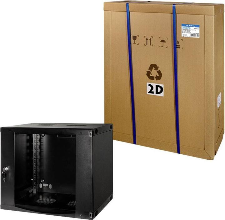 Actual product image LogiLink Wall cabinet (9 RU, 19 inch rack)