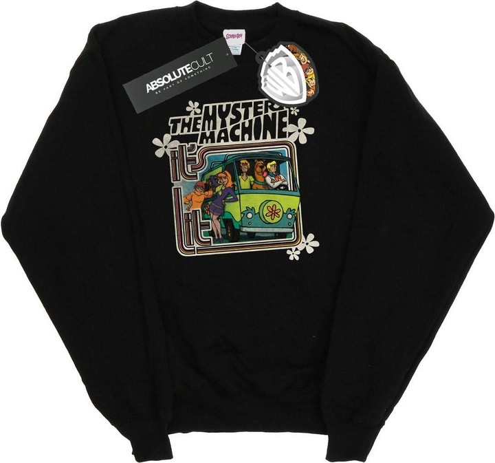 Actual product image Scooby Doo Girls Mystery Machine Sweatshirt (128)