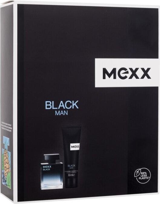 Actual product image Mexx Black Gift Set For Him - Eau De Toilette 30 Ml And Shower Gel 50 Ml (Fragrance set)