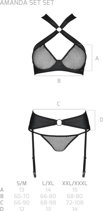 Actual product image Passion Bra set "Amanda (XL)