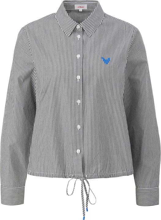 Produktbild s.Oliver Bluse Baumwollbluse mit Streifenmuster (44)