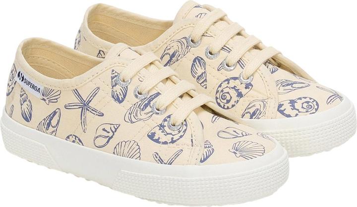 Actual product image Superga Childrens/Kids 3750 Leggera Seashells Lightweight Lace Up Trainers (30.5)