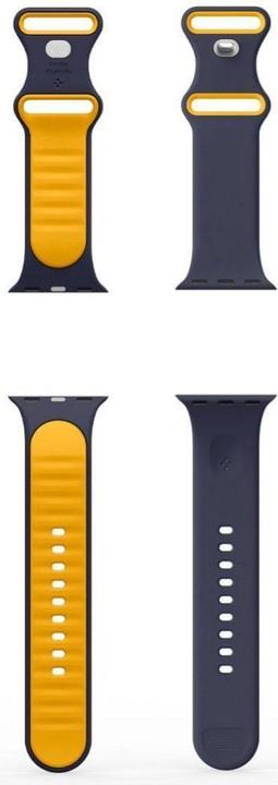 Produktbild Spigen - Nano Pop - Apple Watch 1/2/3/4/5/6/7/8/9/10/SE/SE 2 (38/40/41/42mm) - Blueberry Navy (Silikon, Kunststoff)