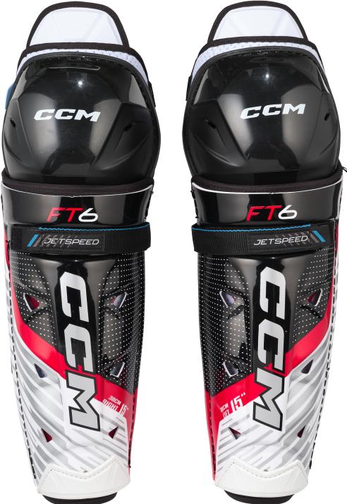 Productafbeelding CCM JetSpeed FT6 JR hockey scheenbeschermers (12"/30 cm)