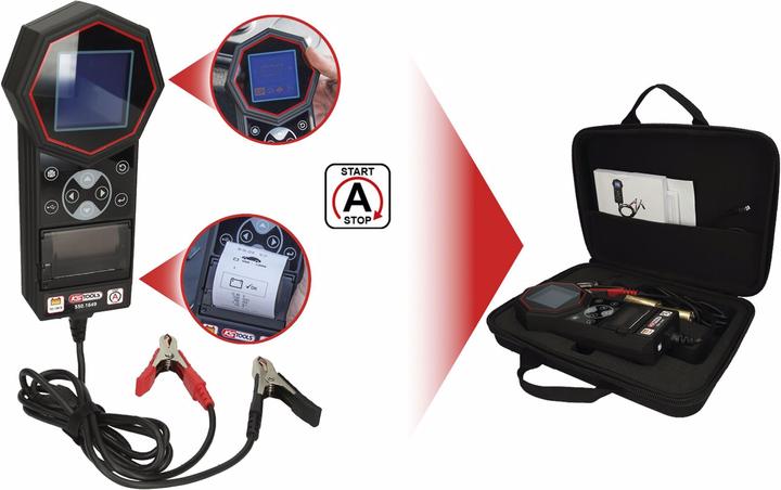 Actual product image KS Tools 12V / 24V battery and charging system tester