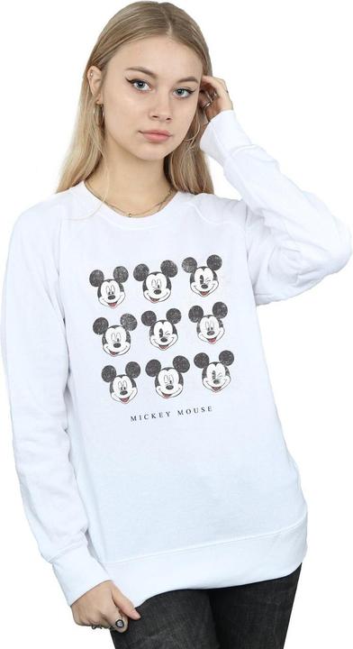 Actual product image Disney Womens/Ladies Mickey Mouse Wink And Smile Sweatshirt (XXL)
