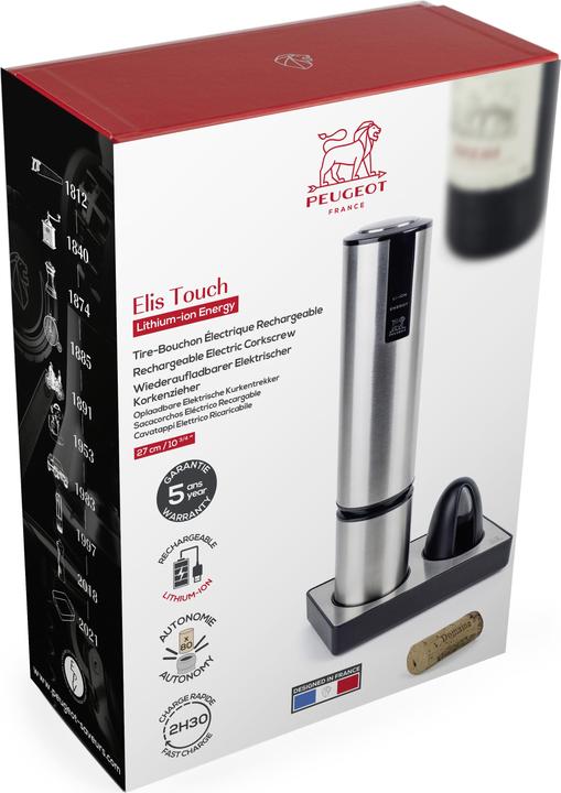 Immagine prodotto Peugeot Cavatappi Elis Argento (Cavatappi elettrico)