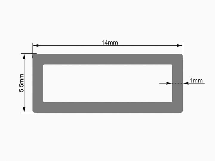 Immagine prodotto Eurolite Tubo vuoto 14x5,5mm chiaro LED Strip 2m (Filtri colore)