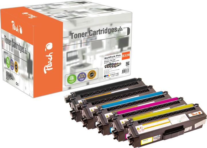 Image du produit Peach Toner Brother TN-328 C, M, Y, 2xBK (M, C, Y)