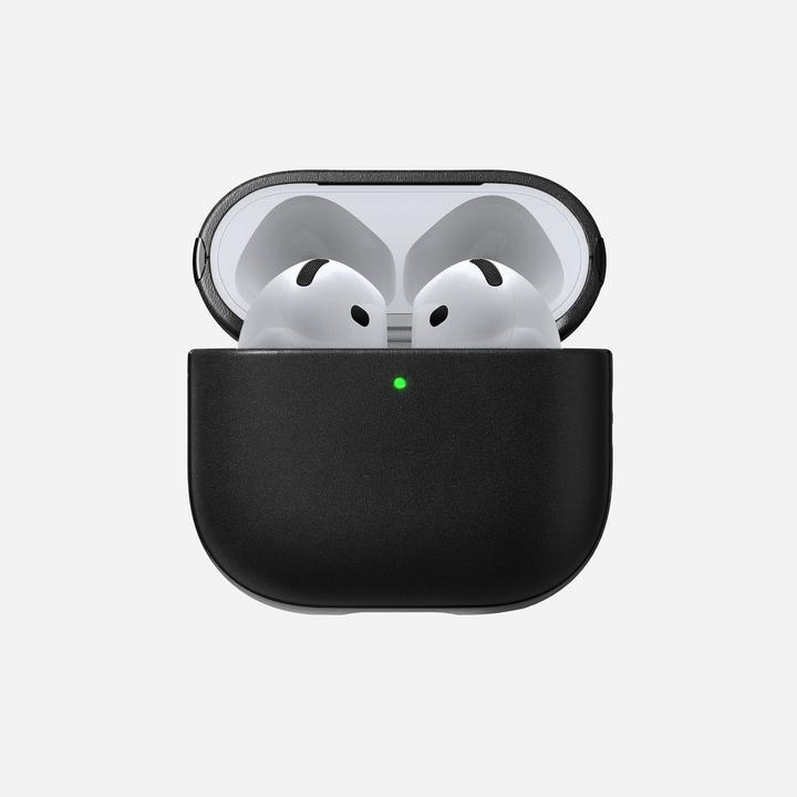 Produktbild Nomad Modern Leather Case Airpods 4 Black (Kopfhörer Tasche)