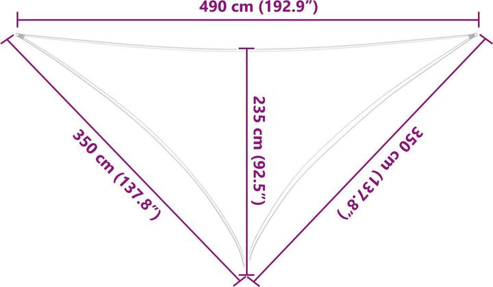 Actual product image vidaXL Outdoor Sonnenschutz Markise (490 x 350 cm)